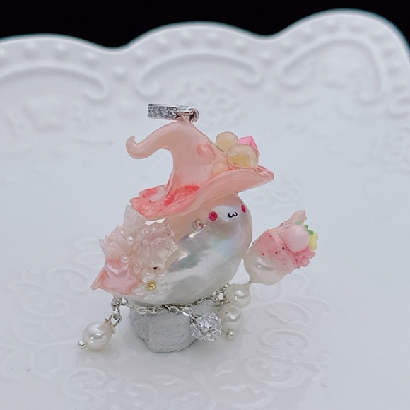 1016 New Handmade Flame Ball Pearl One of a kind Detachable Pendants - Picture 14 of 16